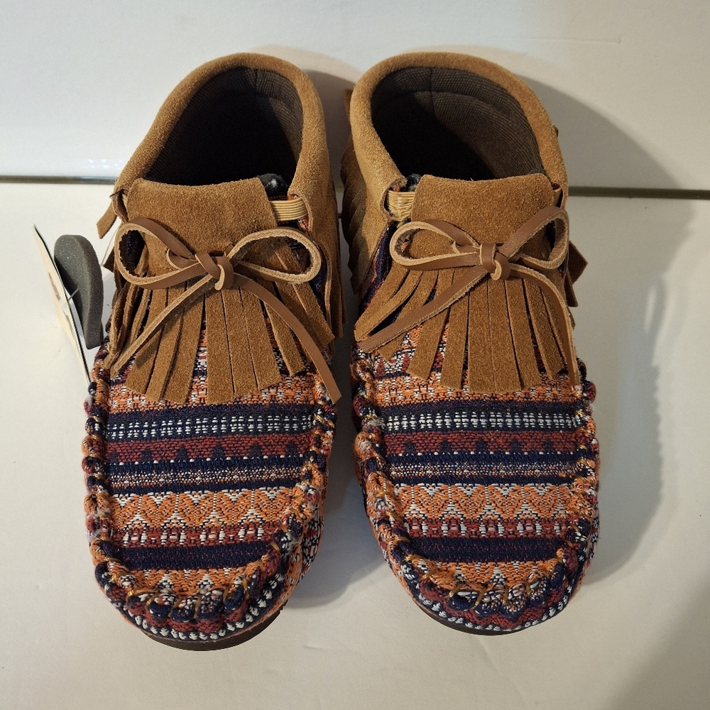 GIRLS LAM MOCCASIN